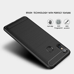 Avis Wewoo Coque TPU Antichoc en Fibre de Carbone Texture Brossée pour Xiaomi Mi Max 3 Rouge