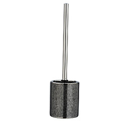 WENKO Brosse WC design Nuria - Argent et anthracite