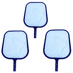 3Pcs Heavy Duty Sac à Mailles Fines Profondes Râteau à Feuilles Moulées Pour Le Nettoyage De La Piscine