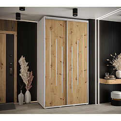 Abiks Meble Armoire DAVOS 8 À Portes Coulissantes 235,2/130/60 2 Portes