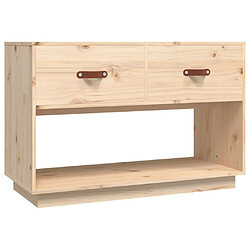 vidaXL Meuble TV 90x40x60 cm Bois de pin massif