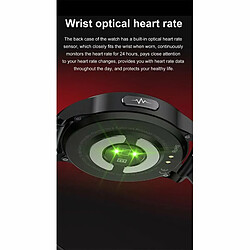 E89 Plein Écran Tactile Montre Intelligente Ecg Pression Artérielle Surveillance De L'Oxygène Dans Le Sang Marron Cuir pas cher