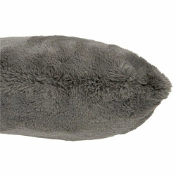 Paris Prix Coussin Imitation Fourrure Cutie 45x45cm Gris Foncé