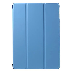 Etui en PU stand en trois volets + pc bleu pour votre Apple iPad 9.7 (2017)