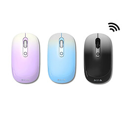 Souris sans fil Aula AM207 2,4G avec 4 touches (800-1900dpi) Rose