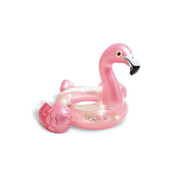 Intex Bouée gonflable glitter Flament Rose - L. 99 x H. 71 cm - Rose