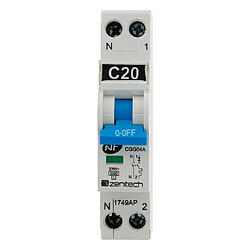 Disjoncteur PH/N - 20A NF - Zenitech