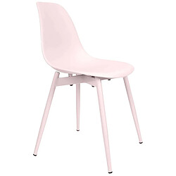 The Home Deco Kids Chaise pour enfant pieds en métal Lina rose.