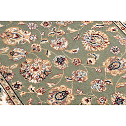 RUGSX Tapis NAIN Ornement, cadre 7338 51088 vert beige 200x300 cm pas cher