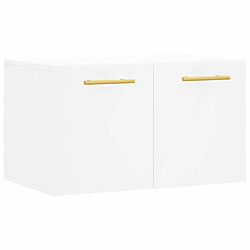 vidaXL Armoire murale Blanc 60x36,5x35 cm Bois d'ingénierie