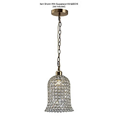 Acheter Inspired Crystal Bell SHADE ONLY Laiton