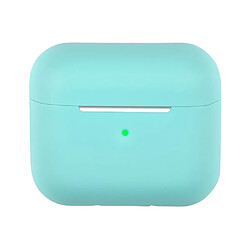 Coque en silicone vert menthe pour votre AirPods 3