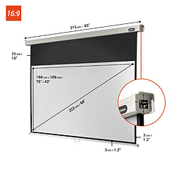 Avis Ecran de projection celexon Manuel PRO 200 x 113 cm