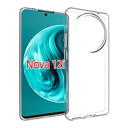 Htdmobiles Coque pour Huawei Nova 12i - housse etui silicone gel fine + film ecran - TRANSPARENT TPU