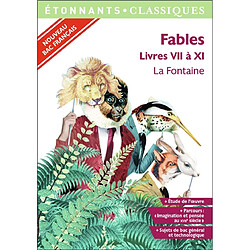 Fables : livres VII à XI : nouveau bac français - Occasion