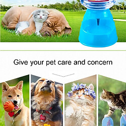 Wewoo Distributeur d'Eau Animaux vert 3.5L Pet Gravity Waterer Chiens Chats En Plastique Auto-Dispensing Gravity Feeder pas cher