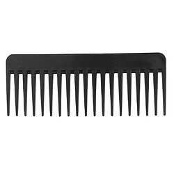 Acheter 2x Peigne Démêlant Dents Larges pour Cheveux Bouclés Frisés - Noir