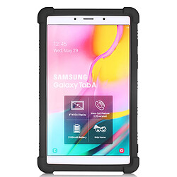 Coque en silicone avec béquille noir pour votre Samsung Galaxy Tab A 8.0 Wi-Fi (2019) SM-T290/T297