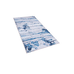 Beliani Tapis bleu 80 x 150 cm BURDUR