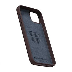 NJORD Coque pour iPhone 14 Plus en Cuir Marron foncé pas cher