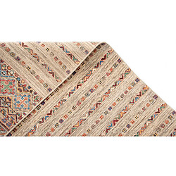 Vidal Tapis de laine 296x242 brun Torkman pas cher