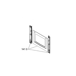 Whirlpool VITRE EXTERIEURE PORTE DE FOUR REP1410