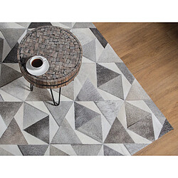 Avis Beliani Tapis gris aux motifs contemporains 140 x 200 cm ALAKA