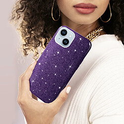 Acheter Avizar Coque pour Apple iPhone 14 Paillette Amovible Silicone Semi-rigide violet