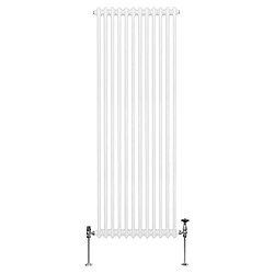 Monstershop Radiateur Traditionnel à Double Colonne – 1800 x 562 mm – Blanc