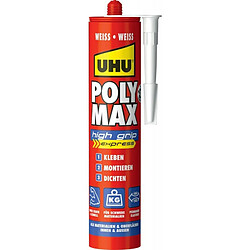 UHU Colle montage POLYMAX high grip express, cartouche 425g (Par 12)