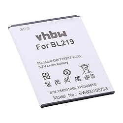 Vhbw Batterie 1900mAh (3.7V) pour téléphone portable, smartphone Lenovo A388t, A880, A889 remplace BL219.