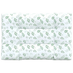 Maison Chic Coussin Confort | pouf | Coussin de palette à motif de feuilles 120x80x12 cm Tissu -GKD29844