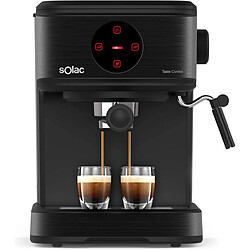 Solac cafetière à expresso de 1,5L à écran tactile 20 bars 850W noir