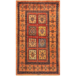 Vidal Tapis de laine 177x103 orange Kashkuli