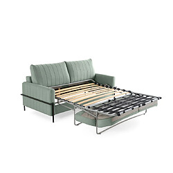 Avis Lisa Design Ercolano - canapé 3 places convertible - couchage quotidien - matelas 11 cm - en velours