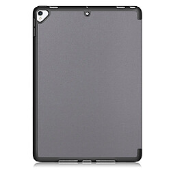 Avis Etui en PU + TPU avec support tripliure et porte-stylet gris pour votre Apple iPad 10.2 (2019)