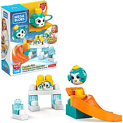 Mega Bloks Coffret Le Toboggan des Pingouins de 14 pièces pour enfant et bébé dès 1 an