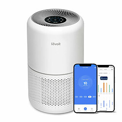 LEVOIT Purificateur d'Air Maison Intelligent avec Filtre HEPA H13, Senor de Qualité de l'Air - Élimine 99,97% de Fumée Allergènes Poussière - Alexa Active le Mode Automatique Silencieux Core 300S