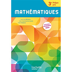 Mathématiques 3e prépa pro : nouveau programme 2016 - Occasion