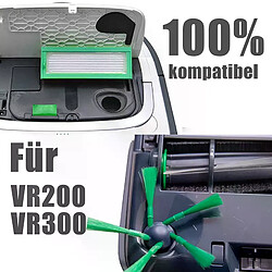 AD 6 pièces d'accessoires/pièces de rechange pour Vorwerk Kobold VR200, ensembles de remplacement pour aspirateur Vorwerk Kobold VR200 Chan