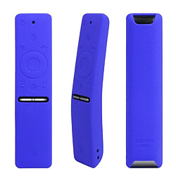 Wewoo Etui de protection en silicone pour télécommande Samsung Smart TV version vocale UA55KU6300J / 6880J UA49KS7300 bleu