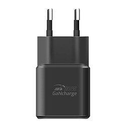 Swissten Chargeur Secteur USB C Power Delivery 20W et USB Quick Charge 18W Noir