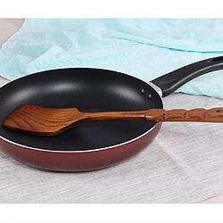 Cuisine en bois solide naturelle de Turner faisant cuire la cuisine servant la spatule en bois B