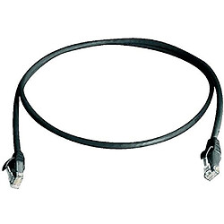 Telegärtner U/UTP, Cat 6, 1 m 1m Cat6 U/UTP (UTP) Noir câble de réseau - Câbles de réseau (Cat 6, 1 m, 1 m, Cat6, U/UTP (UTP), RJ-45, RJ-45, Noir)