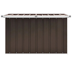 Helloshop26 Coffre boîte meuble de jardin rangement 109 x 67 x 65 cm marron 02_0013093