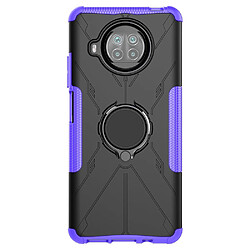 Coque en TPU anti-chute, anti-rayures avec béquille pour votre Xiaomi Mi 10T Lite 5G/Redmi Note 9 Pro 5G/Mi 10i 5G - violet