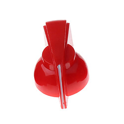 potentiomètre en plastique pédale bouton 6mm dia fileté vis bouchon en rouge pas cher