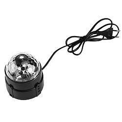 Wewoo LED Boule à facette 1W x 3 mini magique tournante d'étape de la avec à télécommande, prise des USA / EU