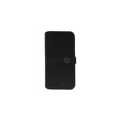 BIGBEN Folio iPhone 12 mini Nice Bouton laqué Noir Faconnable