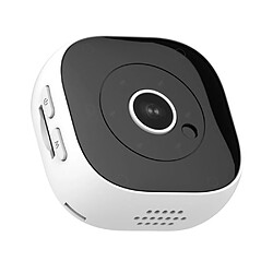 Wewoo H9 Mini HD 1280 x 720P Caméra de surveillance WiFi intelligente grand angle portable de 120 degréssupporte la vision nocturne infrarouge et l&39enregistrement avec détection de mouvement et locale et enregistrement en boucle de 10 à 20 m et carte Micro SD